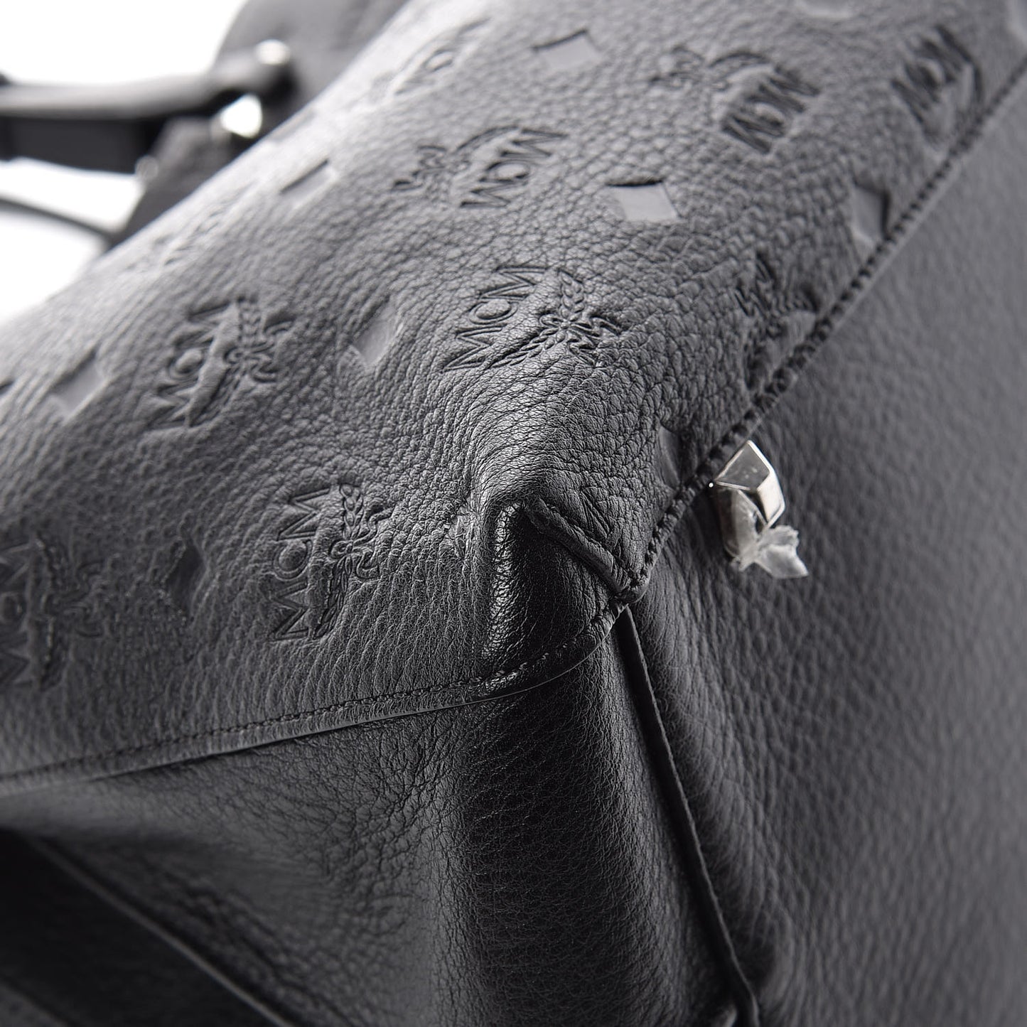 Calfskin Ottomar Monogram Large Essential Tote Black