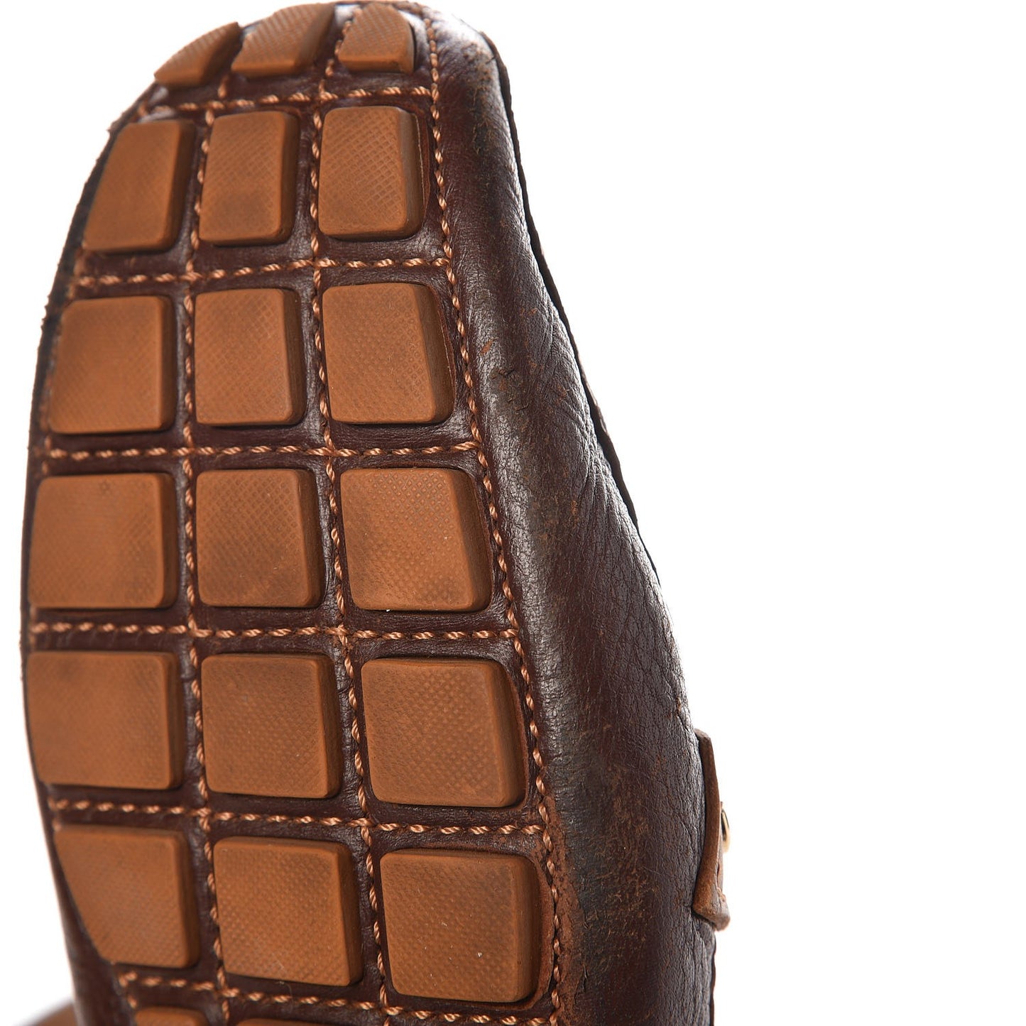 Calfskin Oxford Loafers 41 Brown Cognac