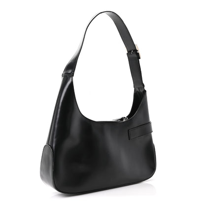 Salvatore Ferragamo Soft Calfskin Gancini Hobo Black 3 of 9