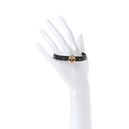 Louis Vuitton Monogram LV Circle Reversible Bracelet Black 2 of 5