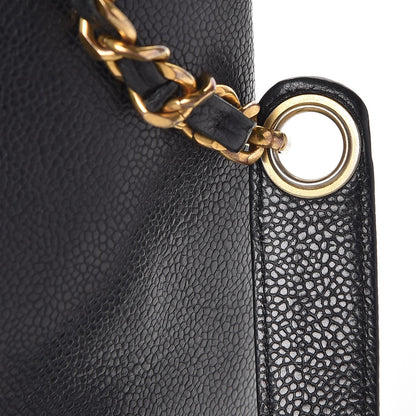 Chanel Caviar Flap Shoulder Bag Black 19 of 24