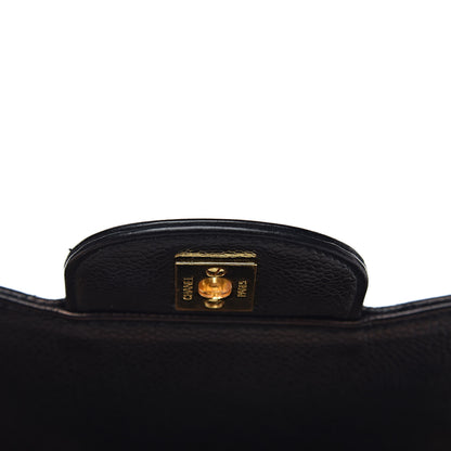 Chanel Caviar Quilted Jumbo Single Flap Black 26 of 27