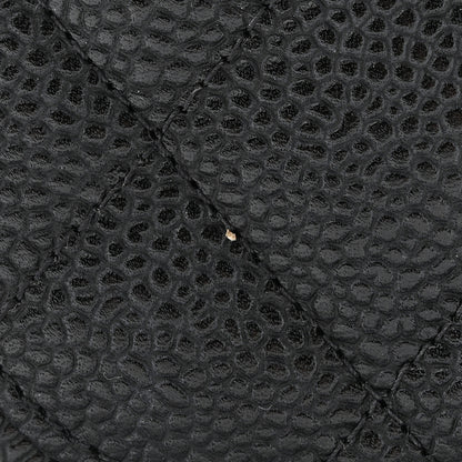 Chanel Caviar Quilted Large Gusset Flap Wallet Black 13 of 16