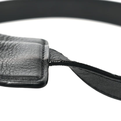 The Row Grained Calfskin Small Slouchy Banana Bag Black 11 of 11