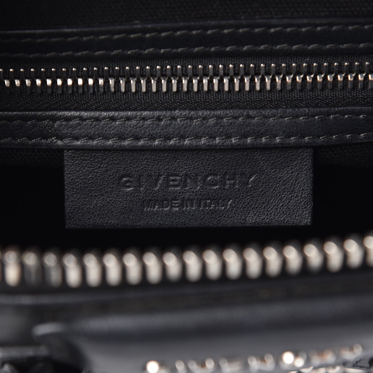 Givenchy Smooth Calfskin Mini Studded Antigona Black 6 of 7