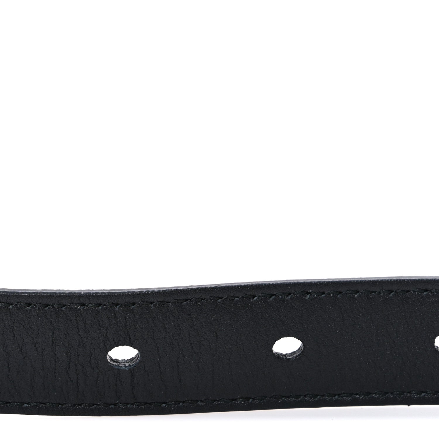Saint Laurent Suede Monogram Cassandre Extra Thin Square Buckle Belt 85 34 Black 4 of 6