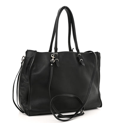Balenciaga Veau Papier B4 Zip Around Tote Black 3 of 10