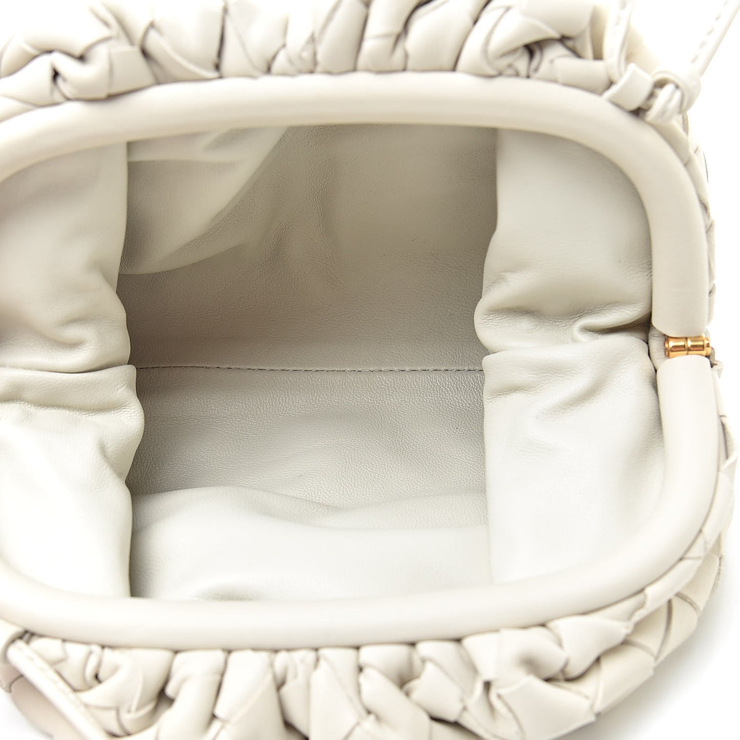 Nappa Intrecciato The Mini Pouch Plaster