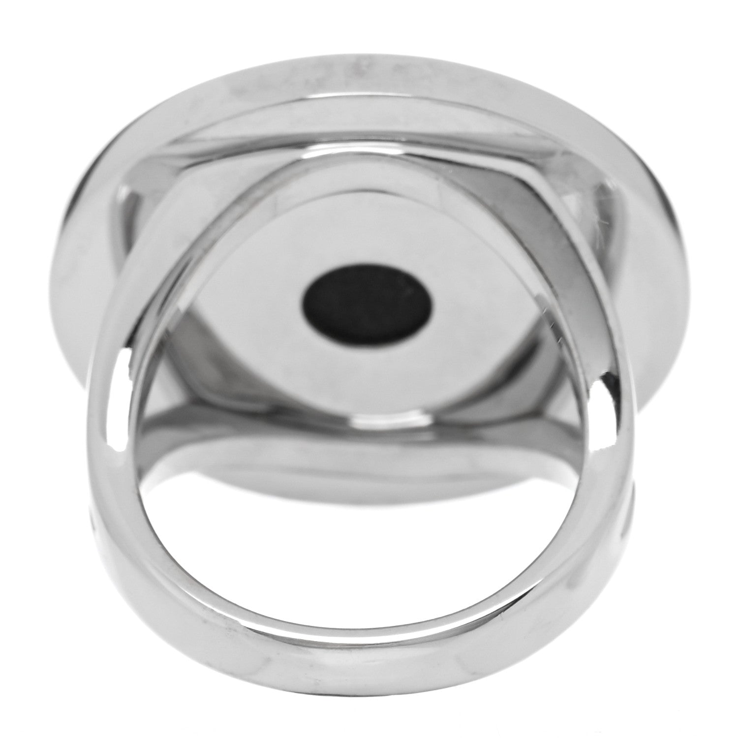 Bulgari 18K White Gold Black Onyx Bvlgari Bvlgari Ring 51 5.75 3 of 4