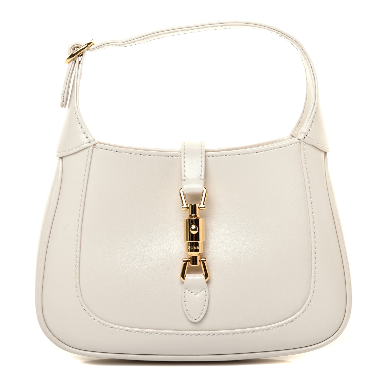 Gucci Boarded Dyana Lux Calfskin Mini Jackie 1961 Hobo Mystic White 1 of 13