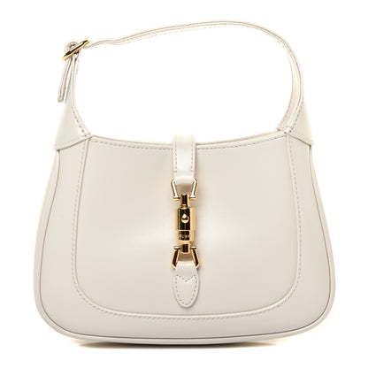 Gucci Boarded Dyana Lux Calfskin Mini Jackie 1961 Hobo Mystic White 1 of 13