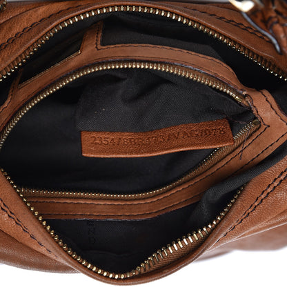 Fendi Lambskin Small Chef Chain Hobo Brown 7 of 11