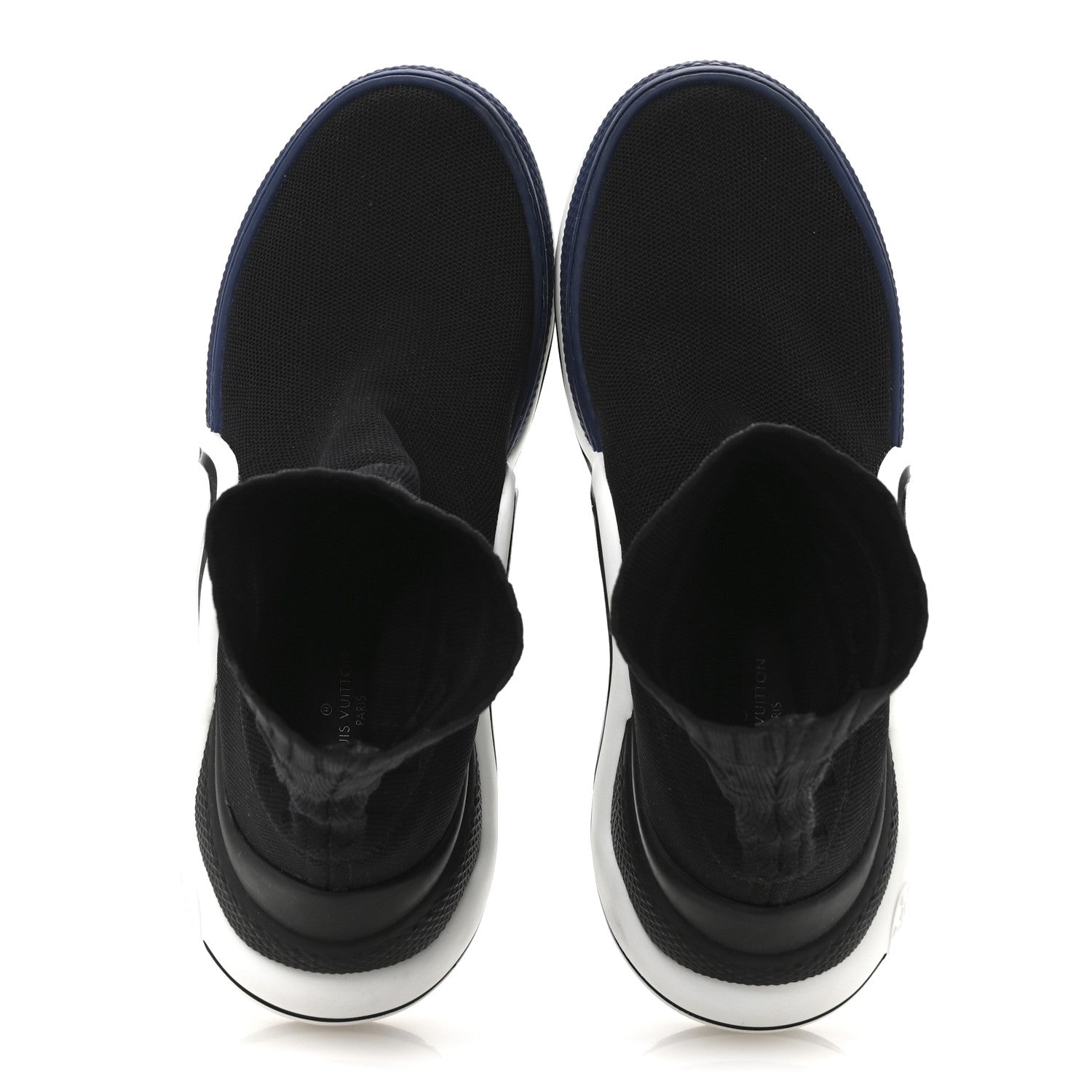 Louis Vuitton Stretch Textile LV Archlight Sneaker Boots 36 Black Blue 2 of 10