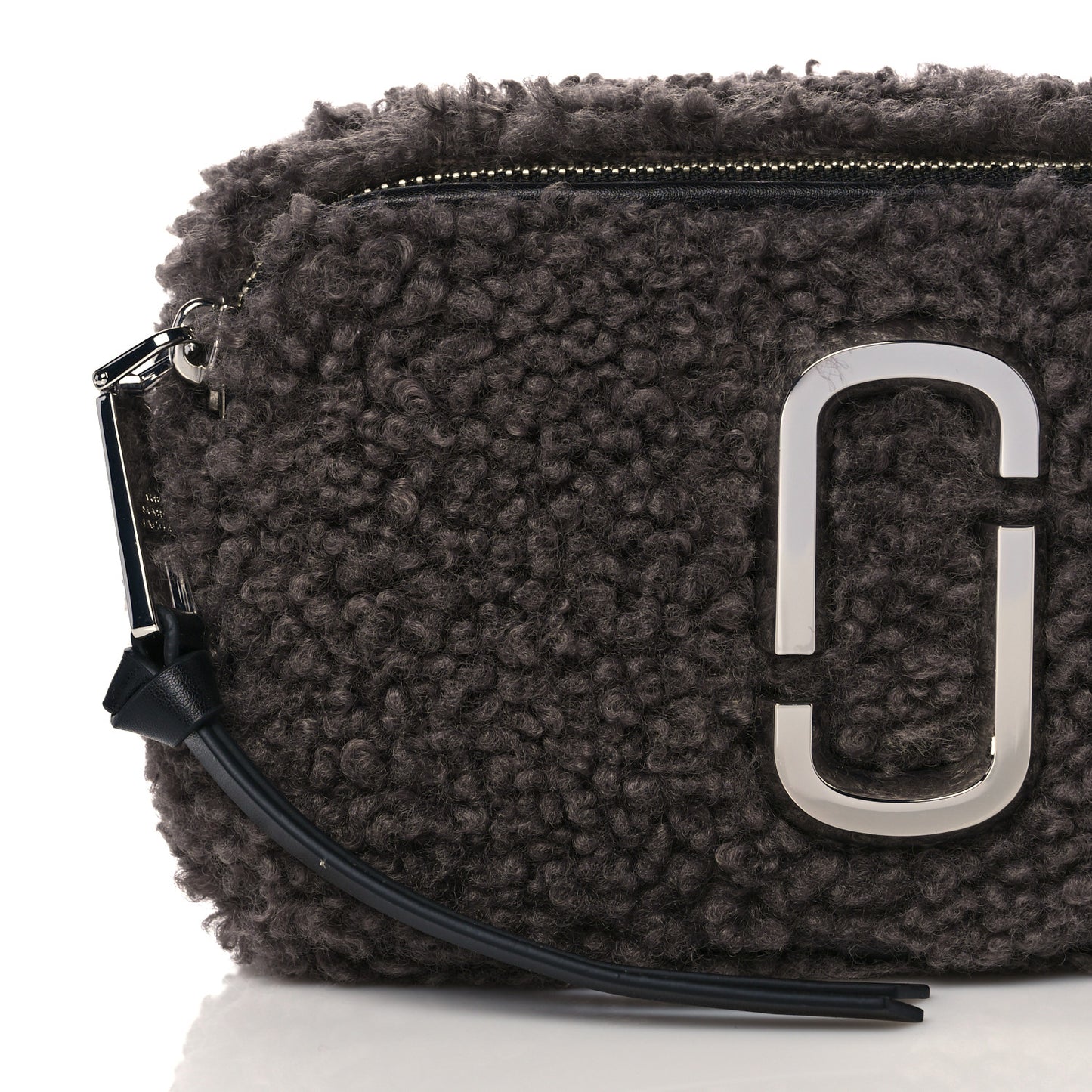 Shearling Snapshot The Teddy Camera Bag Grey