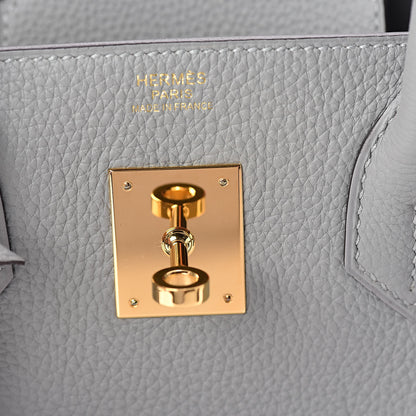 Hermes Togo Birkin 30 Gris Mouette 18 of 33