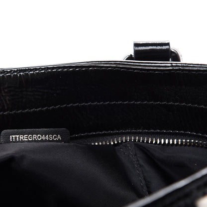 Burberry Nylon Beat Check Shoulder Bag Black 10 of 11