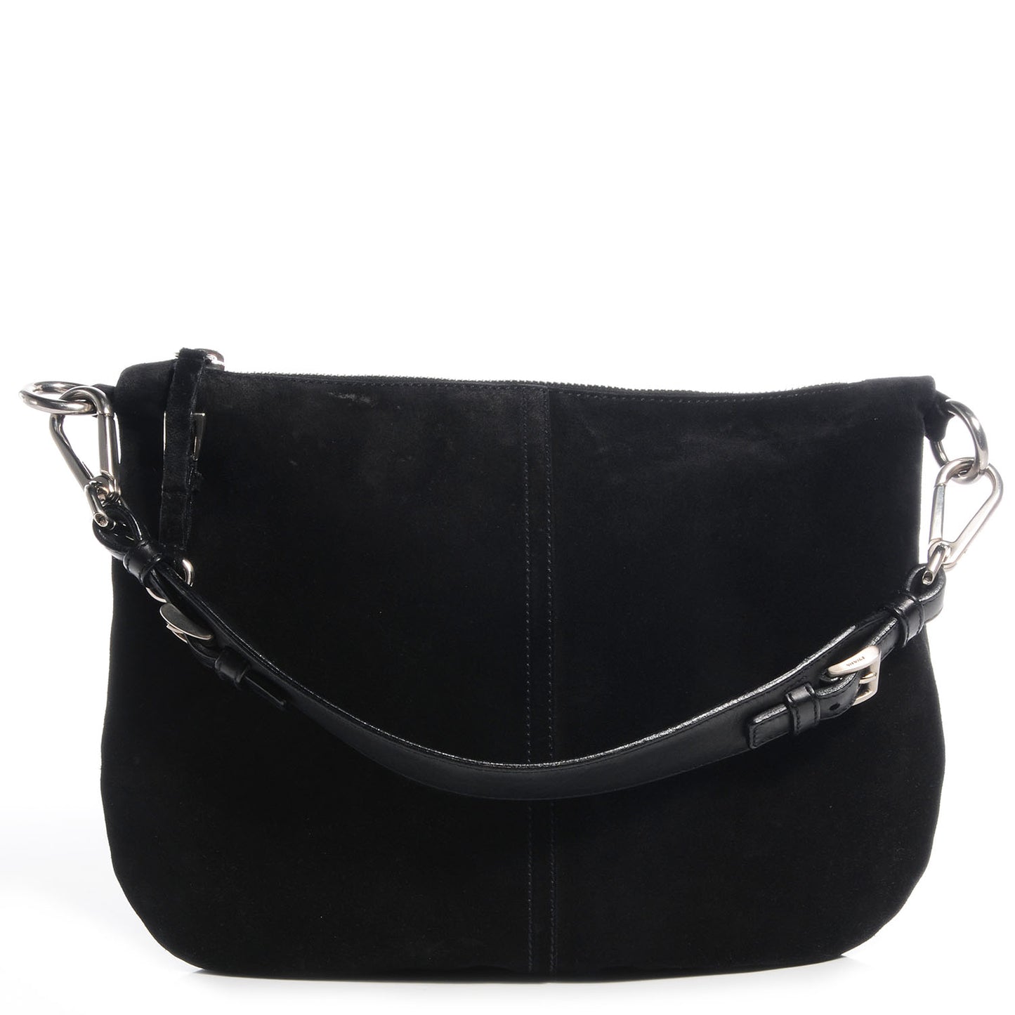Suede Shoulder Bag Nero Black