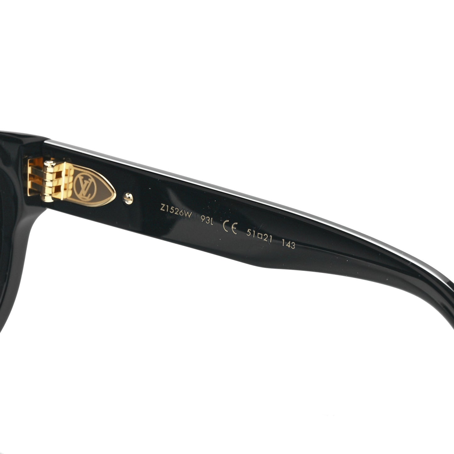 Acetate My Monogram Square Sunglasses Z1526W Black