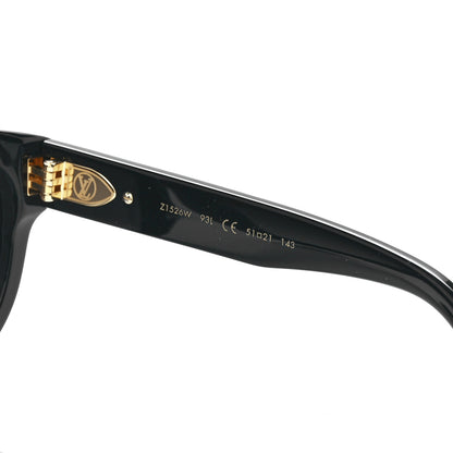 Louis Vuitton Acetate My Monogram Square Sunglasses Z1526W Black 6 of 8