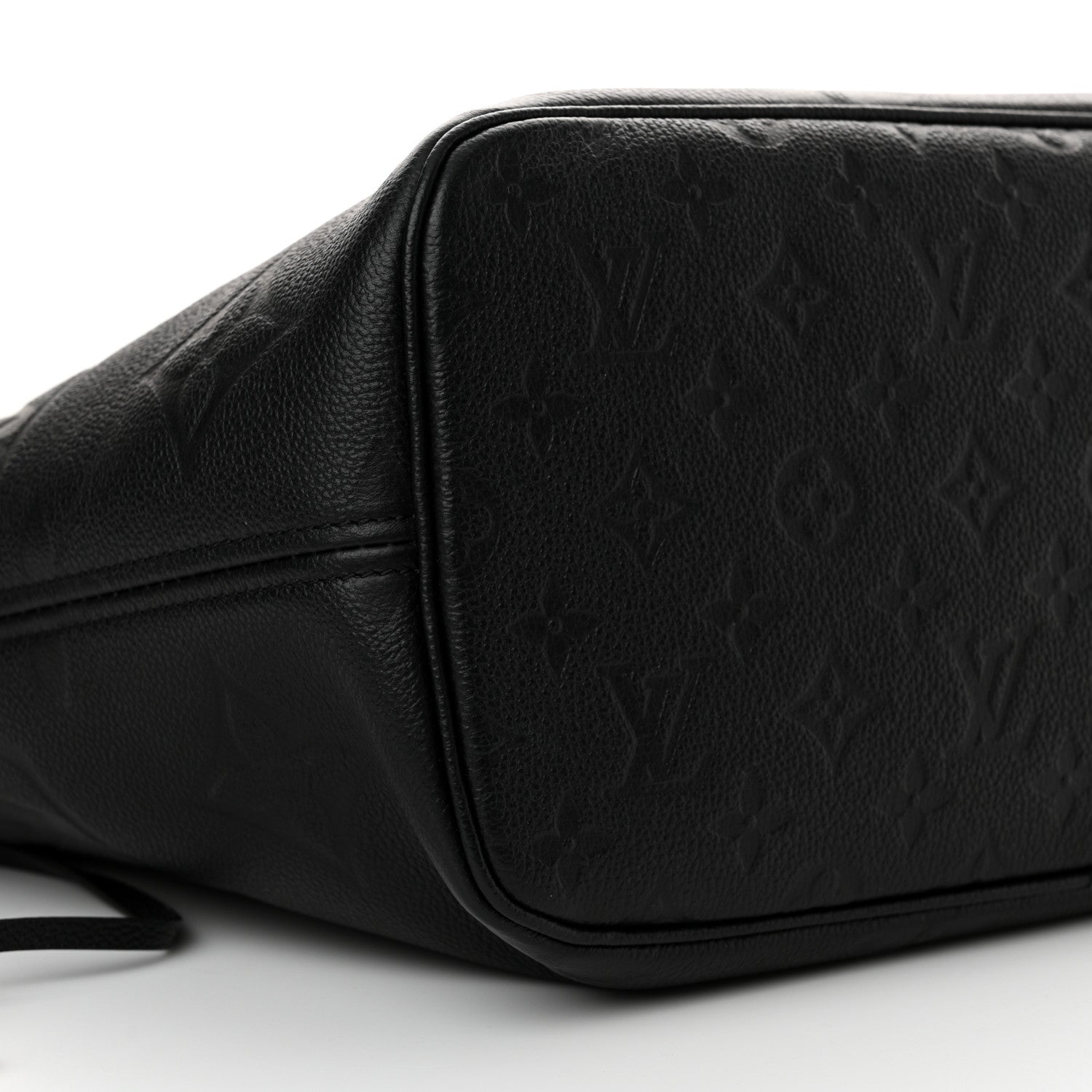 Louis Vuitton Empreinte Monogram Giant Neverfull MM Black 9 of 10
