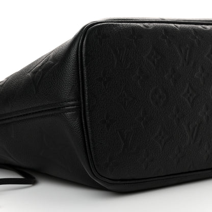 Louis Vuitton Empreinte Monogram Giant Neverfull MM Black 9 of 10