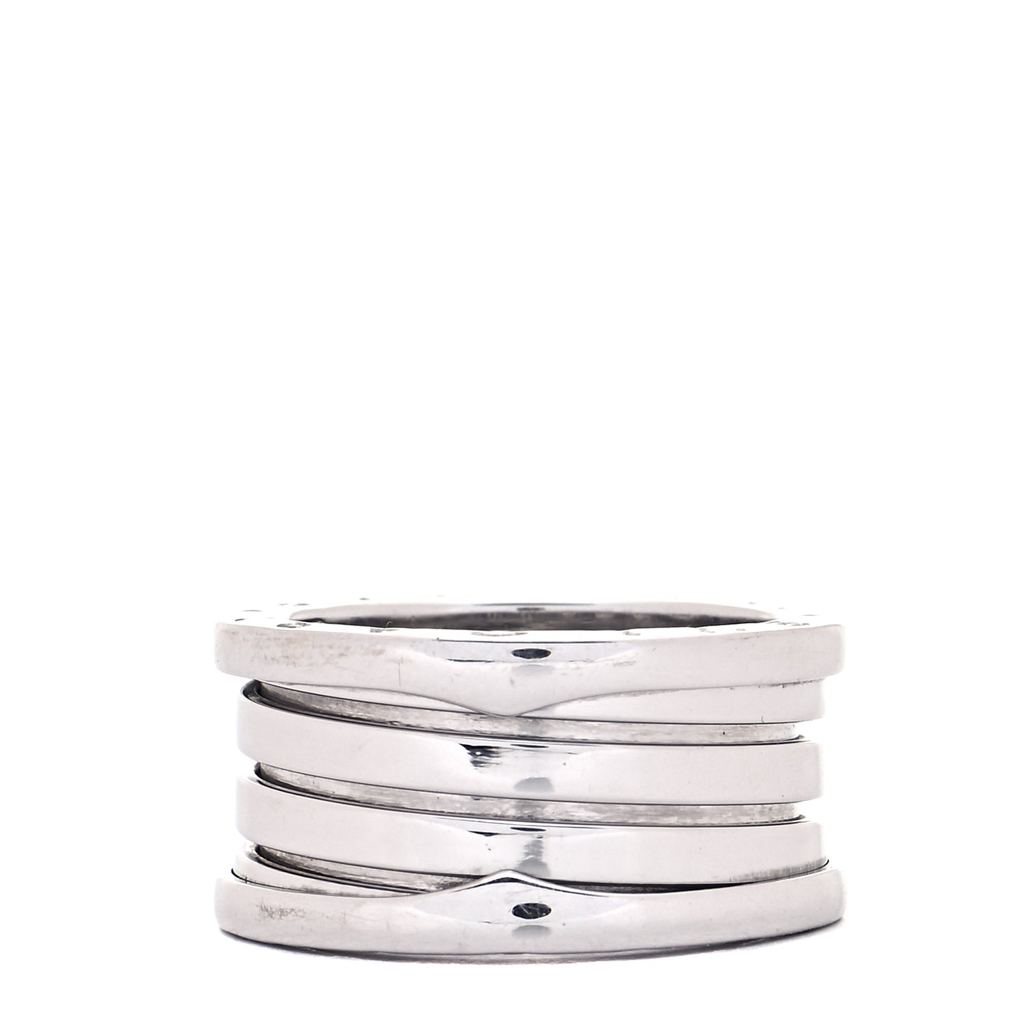 18K White Gold B.Zero1 Four-Band Ring 54 7
