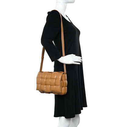 Bottega Veneta Nappa Maxi Intreccio Padded Cassette Crossbody Bag Caramel 2 of 11