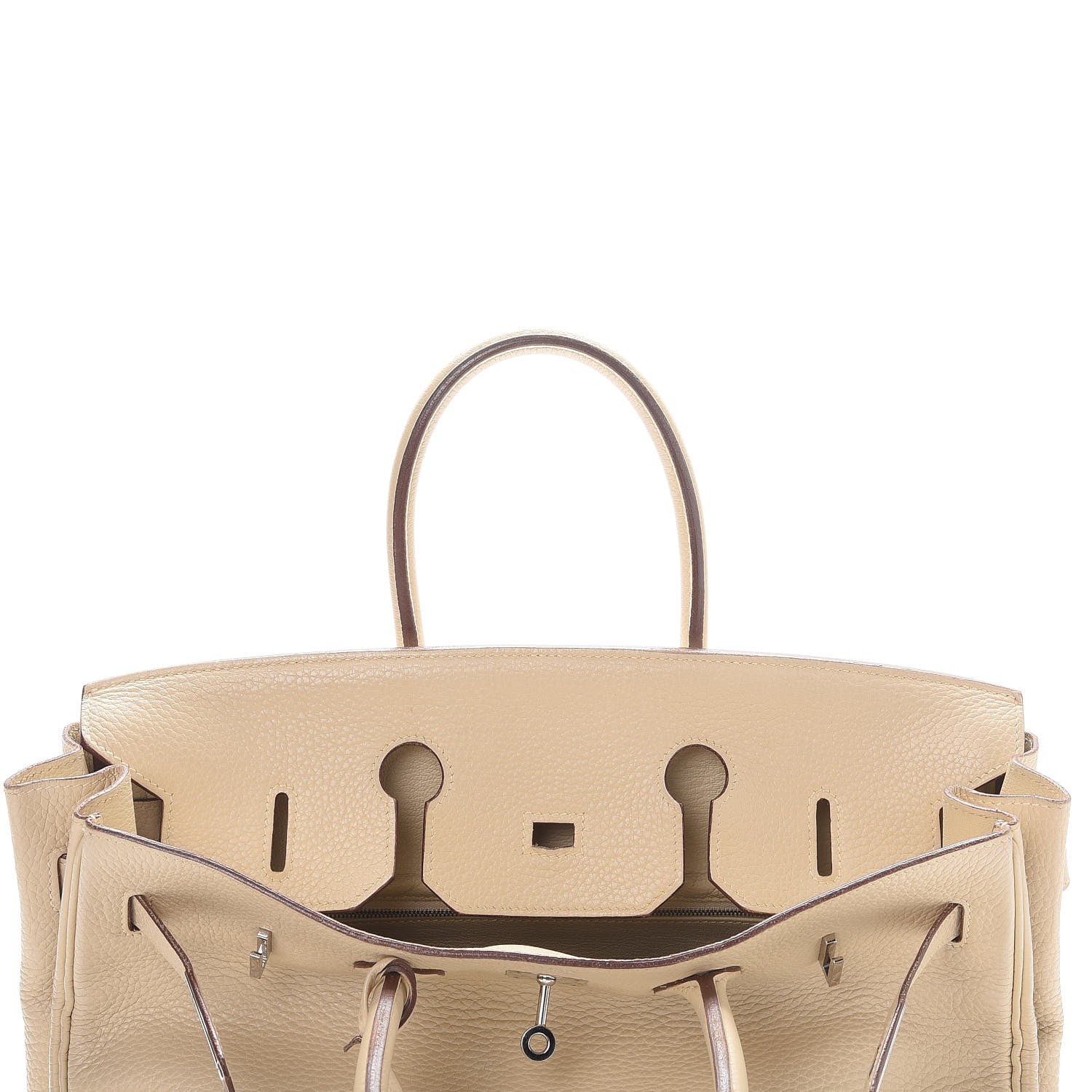 Hermes Taurillon Clemence Birkin 35 Parchemin 13 of 56