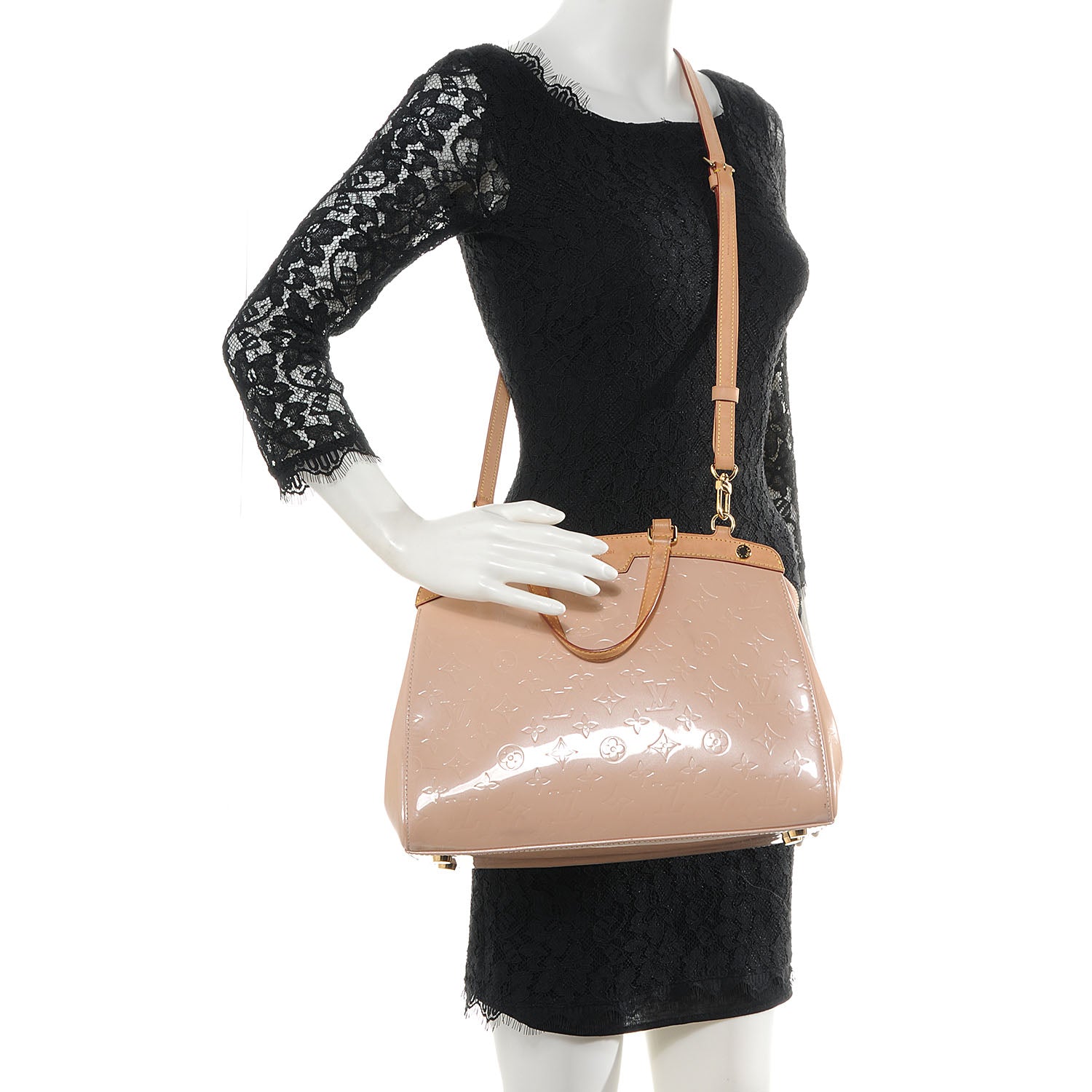 Louis Vuitton Vernis Brea MM Rose Florentin 2 of 14