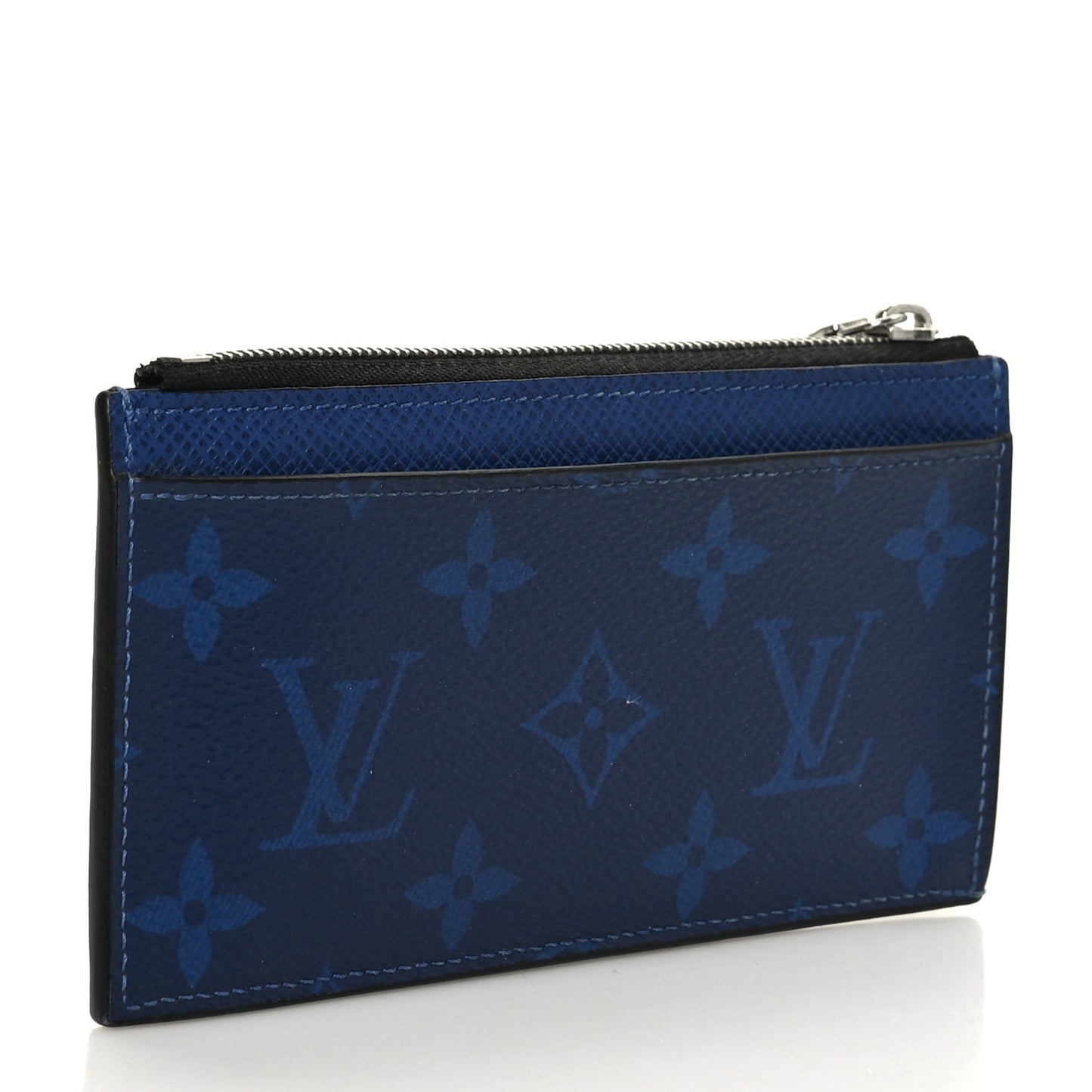 Monogram Taiga Coin Card Holder Cobalt