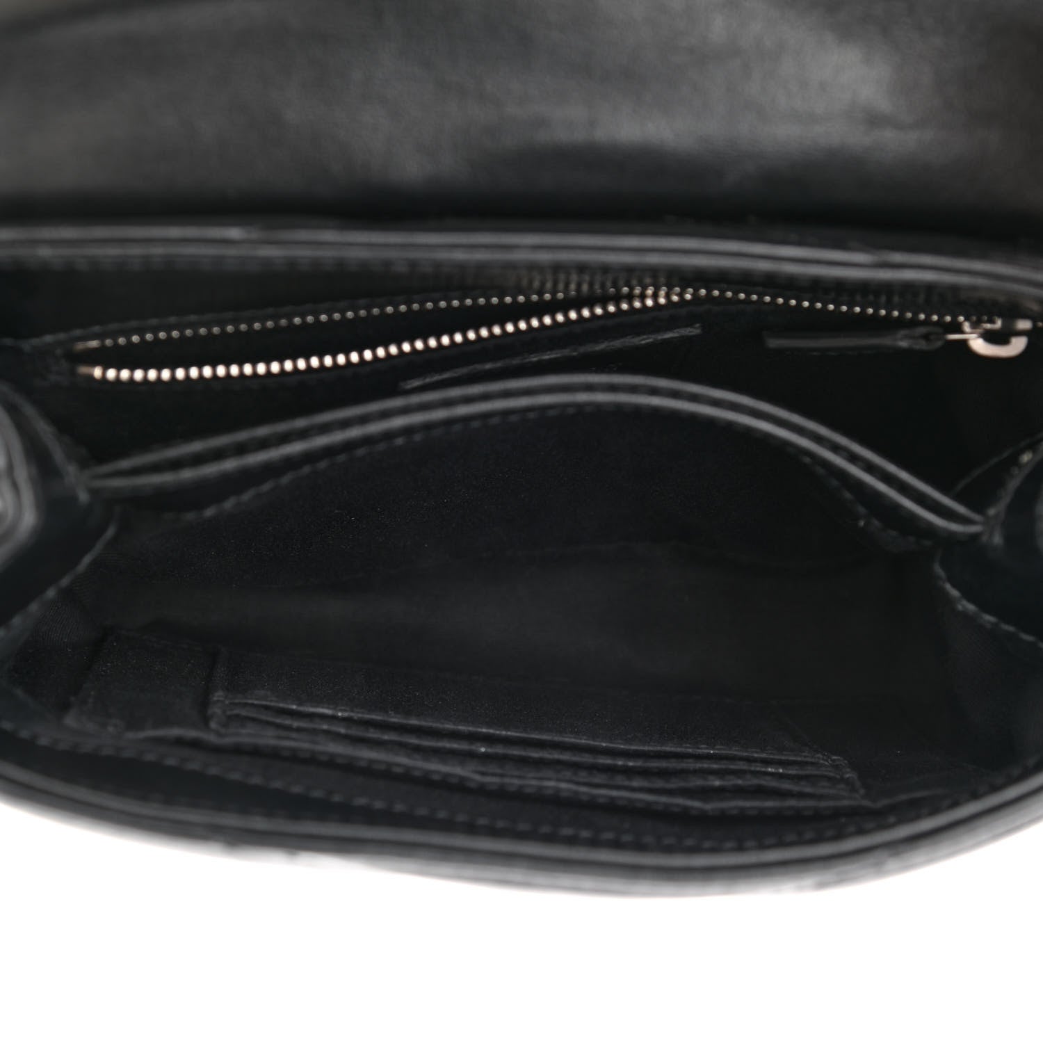 Saint Laurent Calfskin Y Quilted Monogram Toy Loulou Crossbody Bag Black 5 of 11