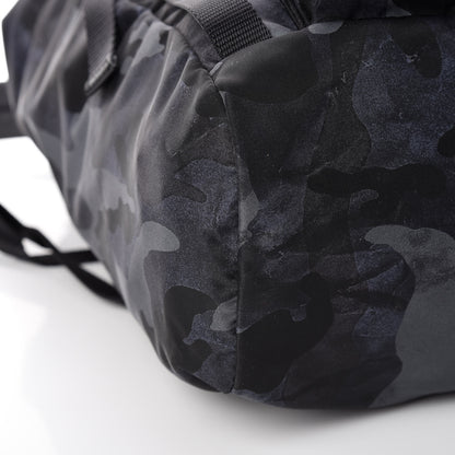 Prada Tessuto Nylon Camouflage Print Double Buckle Backpack Fumo 5 of 10