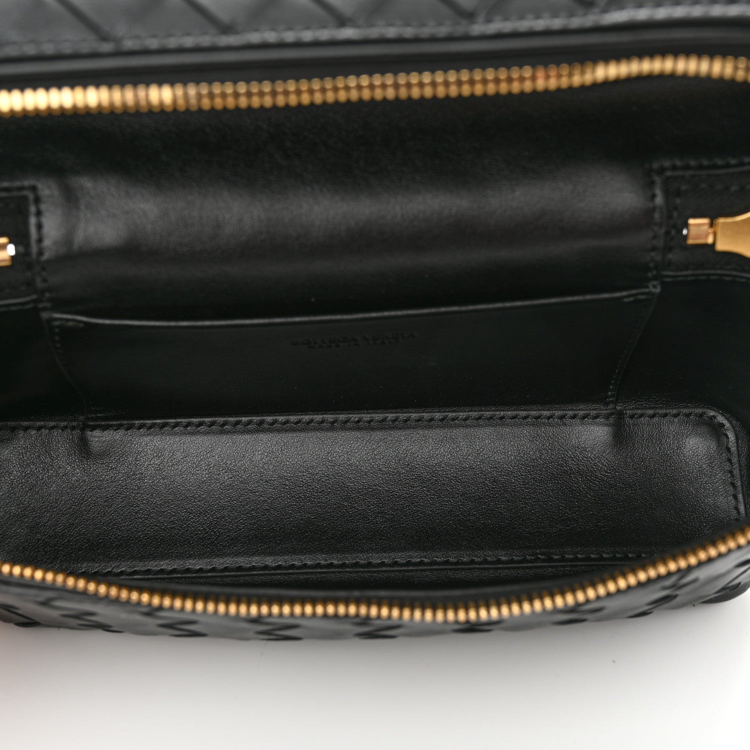 Bottega Veneta Calfskin Intrecciato Bang Bang Vanity Case Black 5 of 10