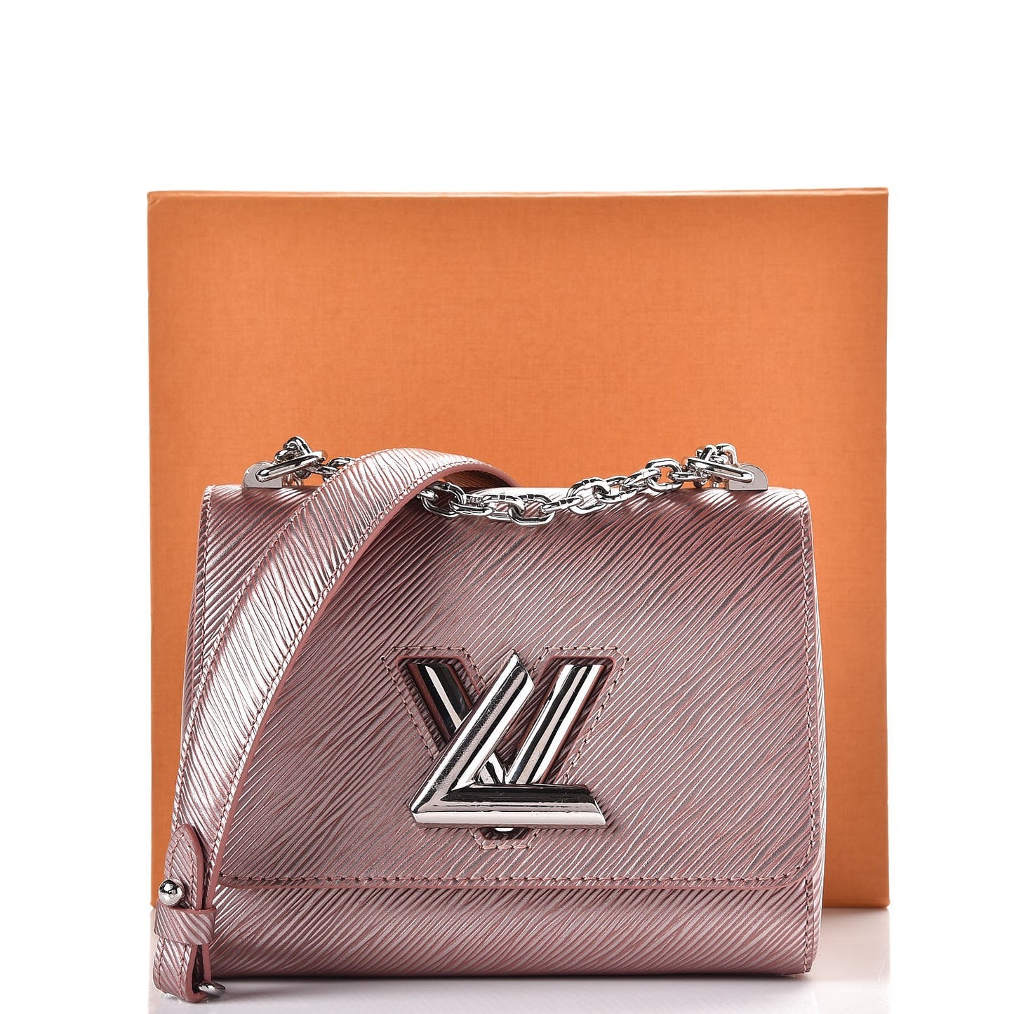 Epi Twist Shoulder Bag PM Rose Gold
