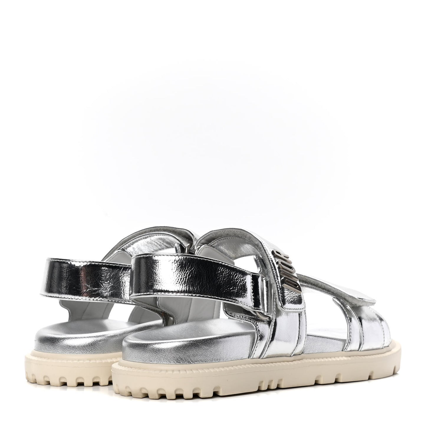 Metallic Dioract Sandals 36 Silver