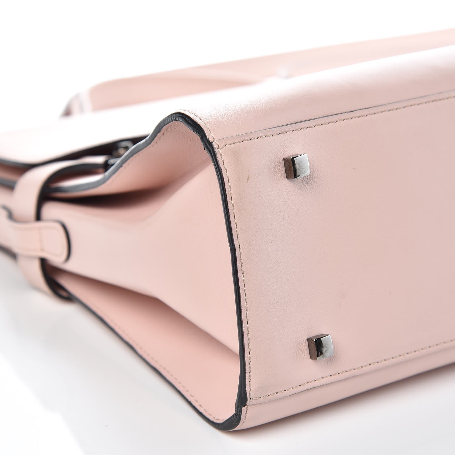 Delvaux Calfskin GM Tempete Satchel Nude 16 of 18