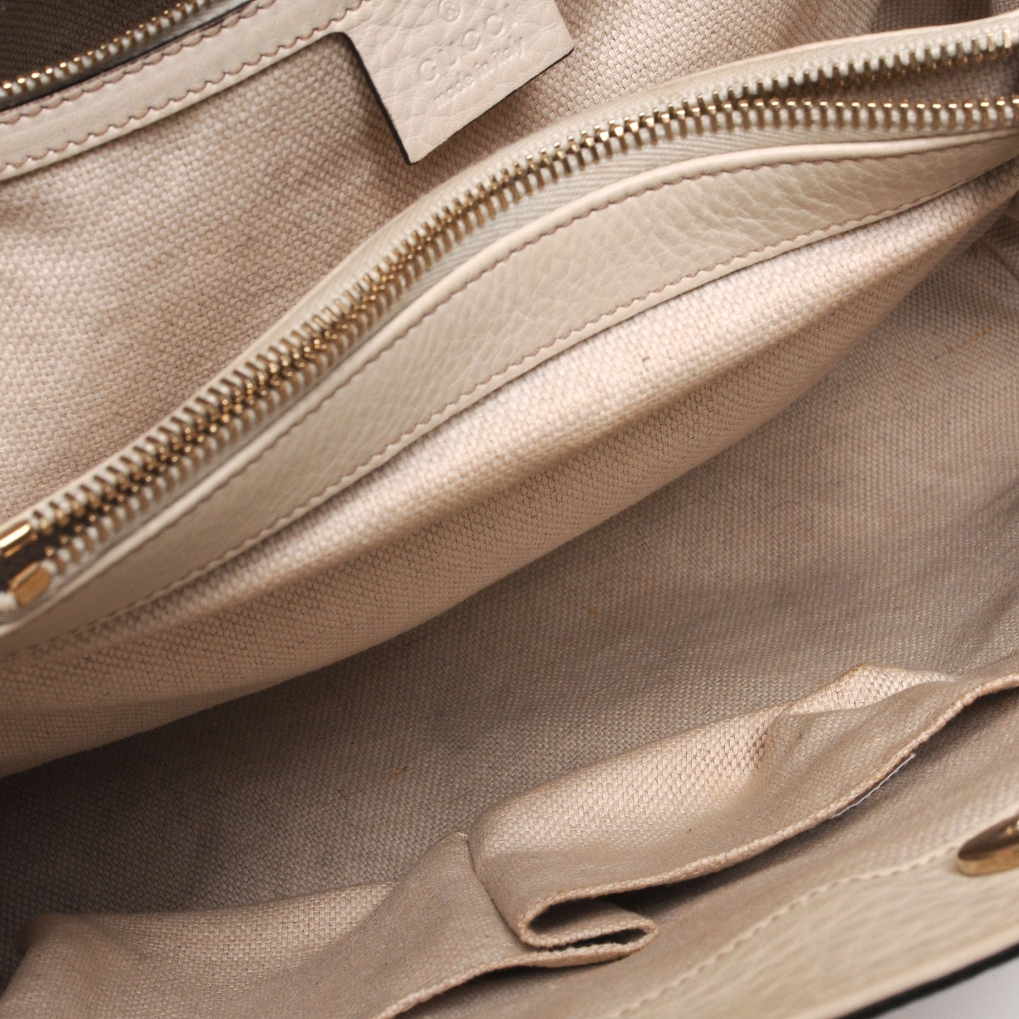 Monogram Medium Diana Bamboo Top Handle Tote Ivory