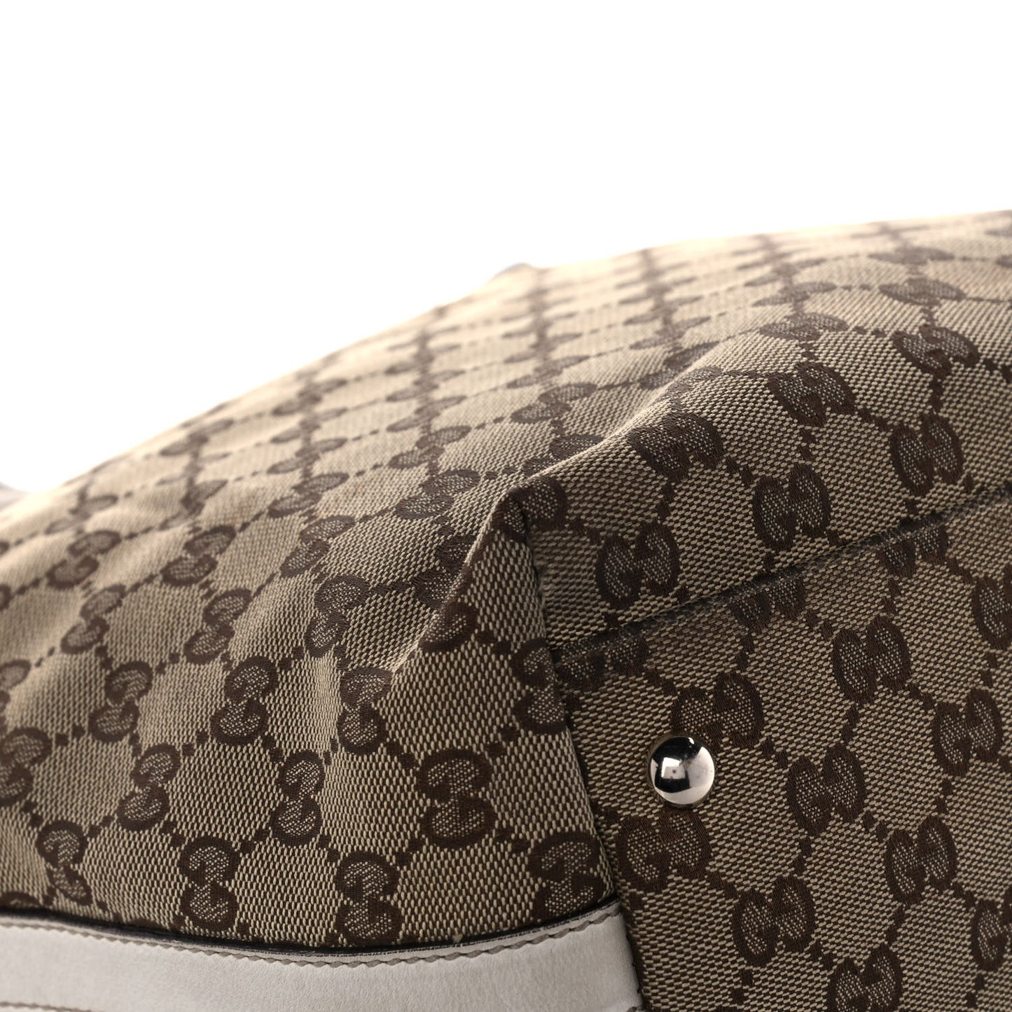 GG Monogram Medium Match Ball Tote Off White
