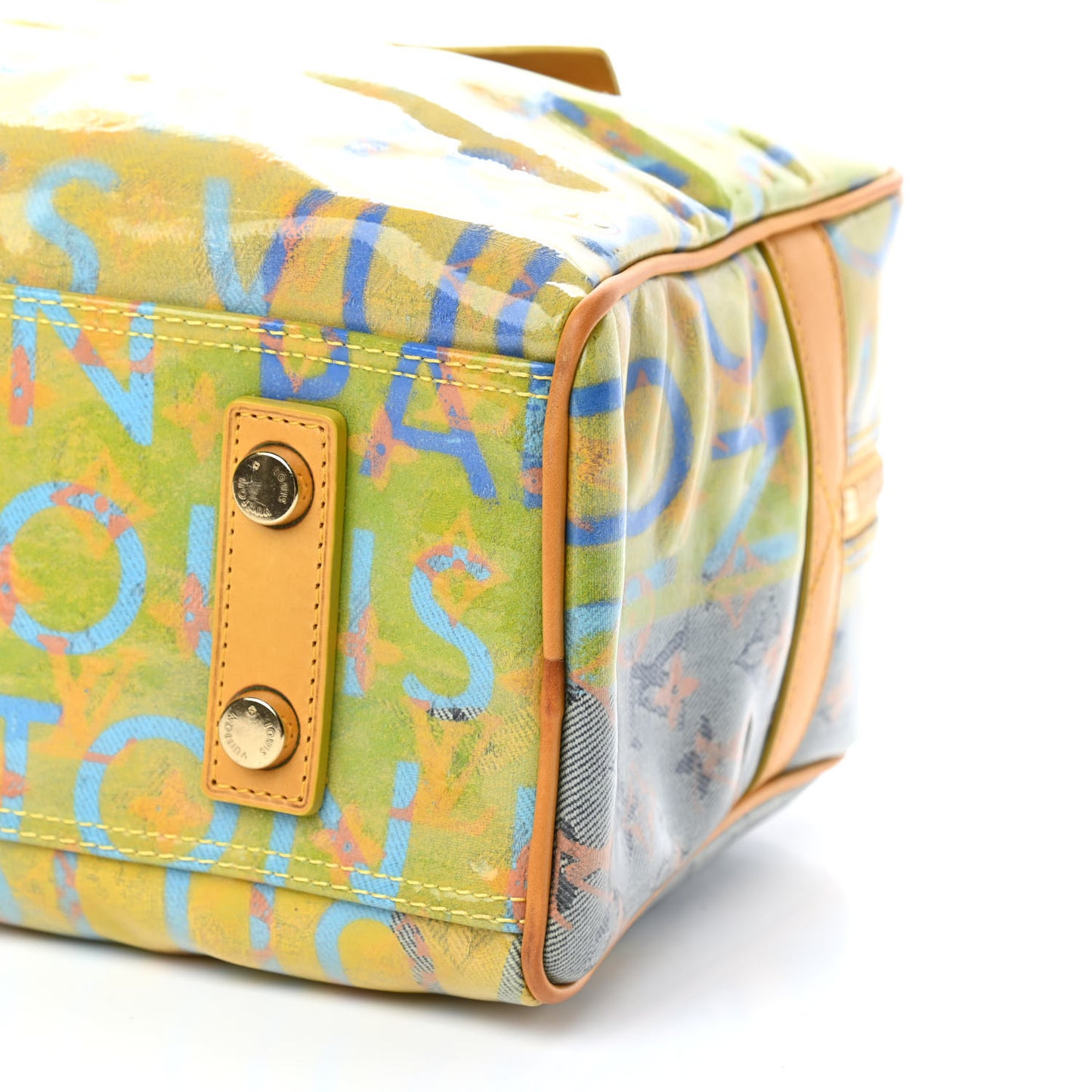 Monogram Pulp Defile Weekender PM Yellow
