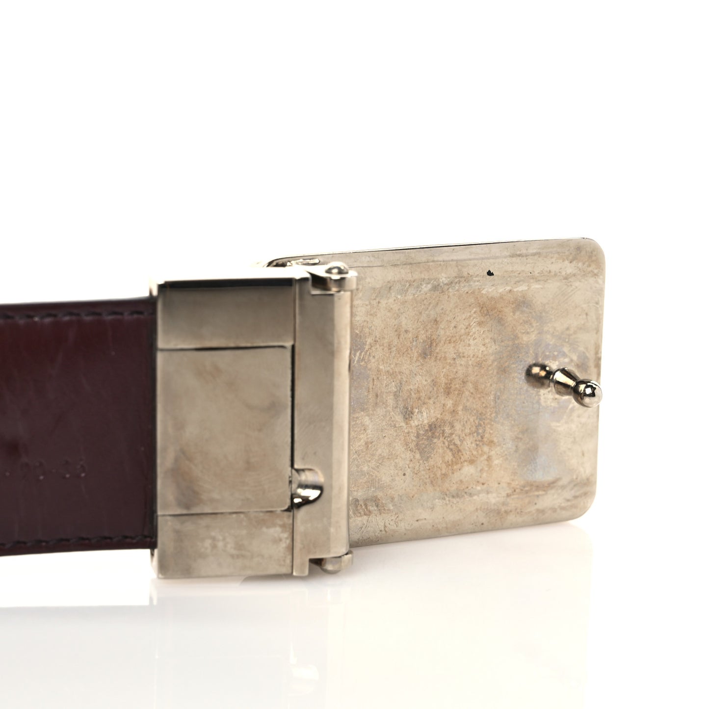 GG Supreme Monogram Reversible Belt 90 36 Brown