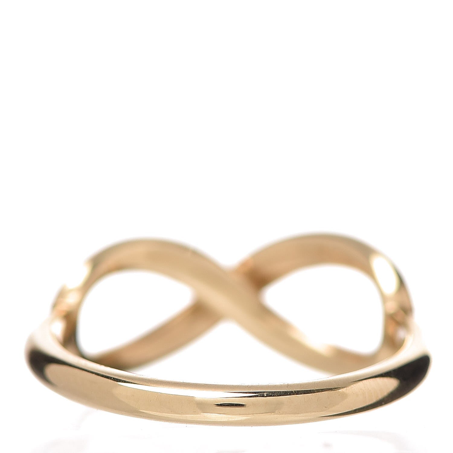 Tiffany 18K Yellow Gold Infinity Ring 52 6 4 of 6