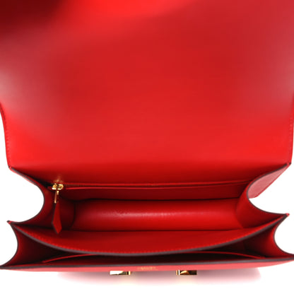 Hermes Epsom Constance 24 Rouge de Coeur 5 of 11