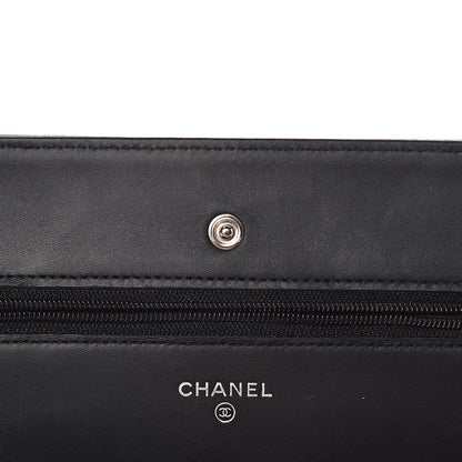 Chanel Caviar Timeless CC Wallet On Chain WOC Black 11 of 16