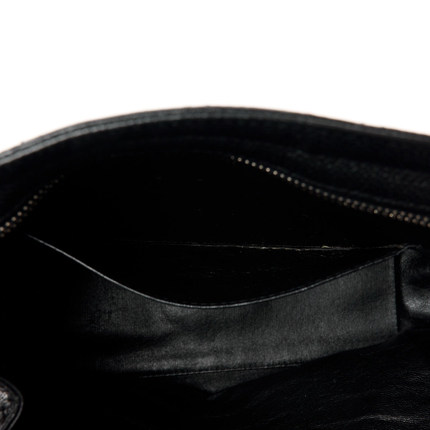 Caviar Quilted Shoulder Bag Black