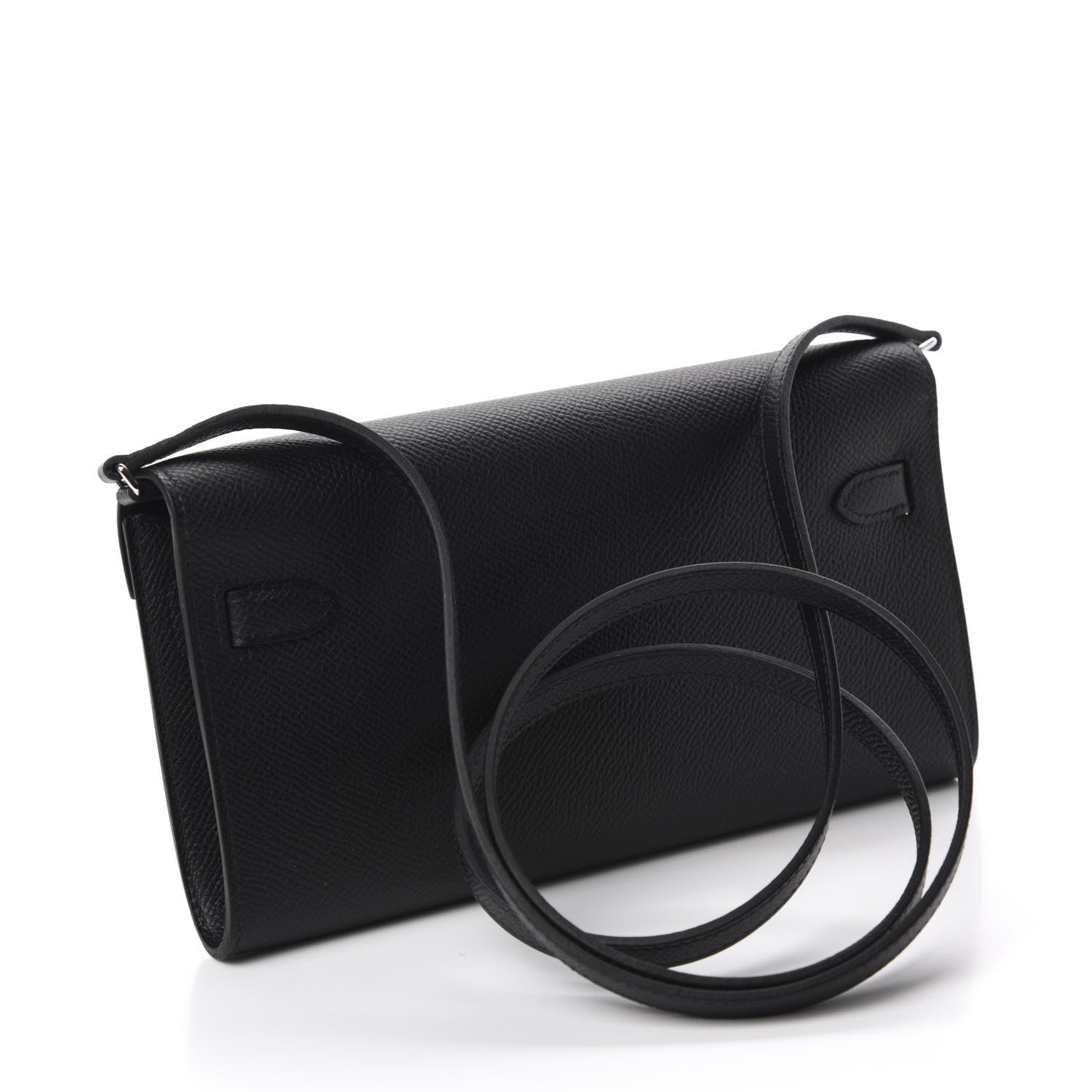 Hermes Epsom Kelly Wallet To Go Black 3 of 10