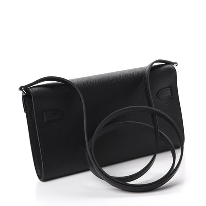 Hermes Epsom Kelly Wallet To Go Black 3 of 10