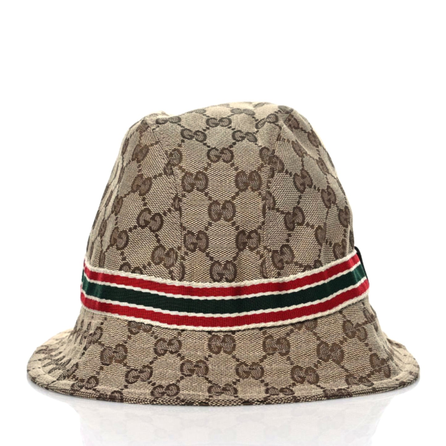 Monogram Web Bucket Hat XL Brown