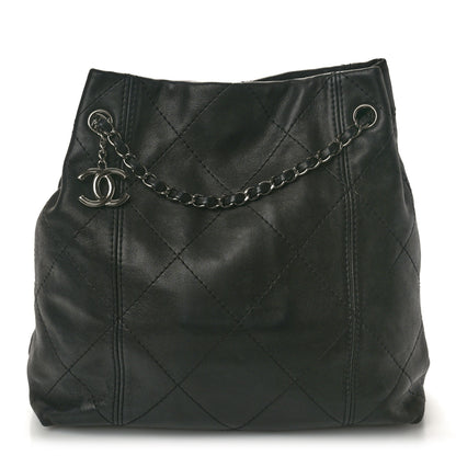 Chanel Lambskin Quilted Small Soft Touch Shoulder Bag Black 1 of 11