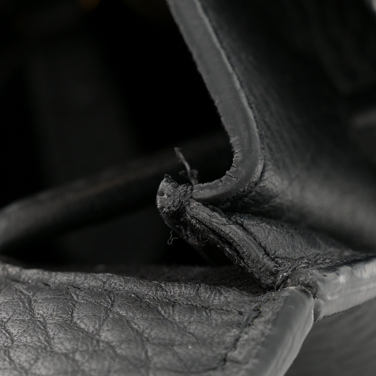 Mulberry Heavy Grain Iris Tote Black 15 of 16