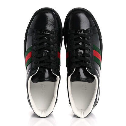 Gucci Crystal GG Monogram Web Womens New Ace Sneakers 36 Black 2 of 12